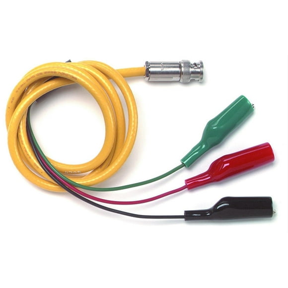27.25 Length Pomona 5940 Kelvin Clip Cable Assembly with Banana Plugs 